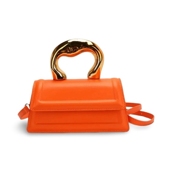 Mini Futuristic Orange Handbag - Picture 1 of 7